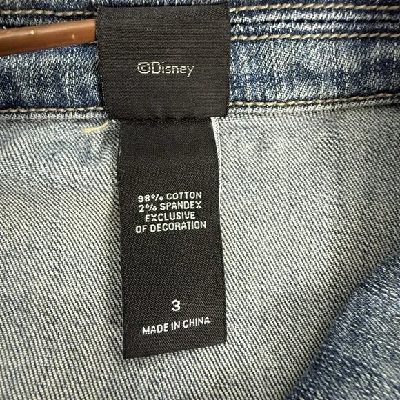 Disney Nightmare Before Christmas Jacket Womens‎ 3 Blue Denim Simply Meant To Be - Picture 4 of 12